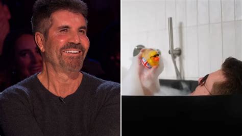 nude simon cowell|Simon Cowell strips off for bath after alarming fans with drastic .